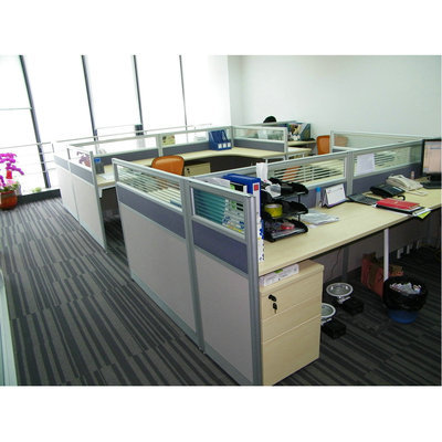 康岛PF-013定制屏风工作位 氧化铝屏风办公桌的智能办公解决方案